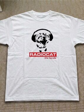Gildan White Funny Cat Graphic Tee